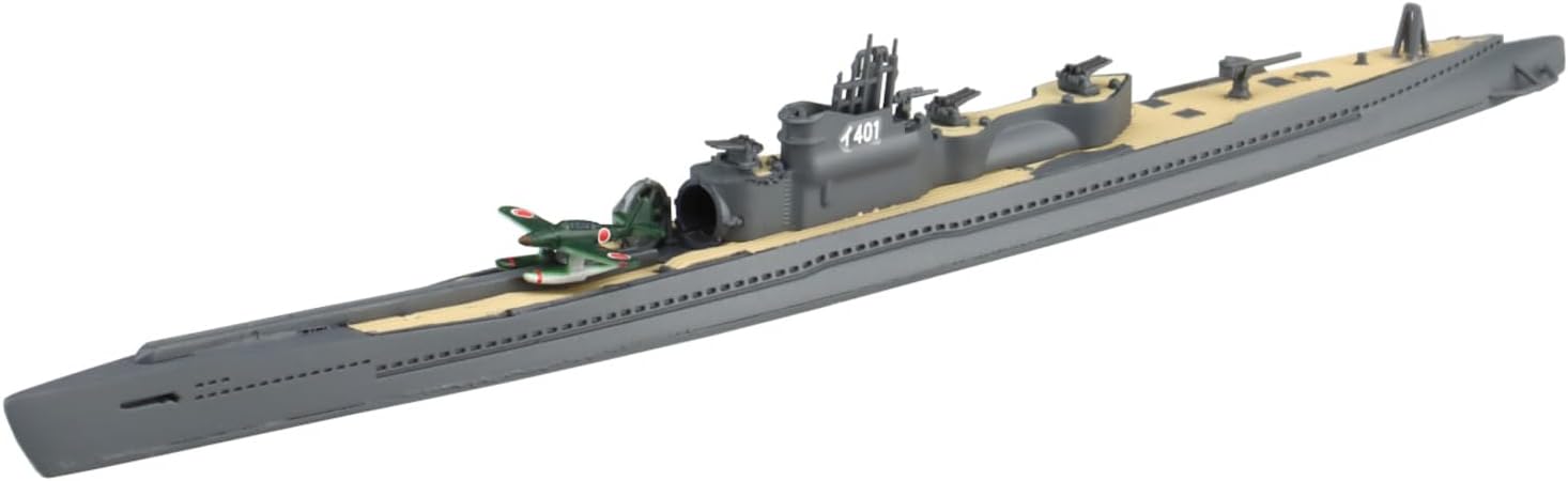 Aoshima 067307 1/700 Bunka Kyozai Water Line Series No.452 Japanese Navy Special Submarine I-401 - BanzaiHobby