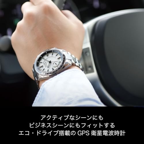 [シチズン] 腕時計 アテッサ F150 Eco-Drive エコ・ドライブGPS衛星電波時計 ダイレクトフライト ACT Line CC3085-51A メンズ ホワイト - BanzaiHobby