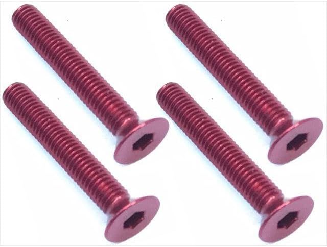 Square SAX-320R 3x20 Hex Countersunk Screw (Red/6pcs)