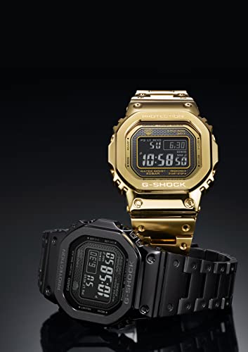 [Casio] G-Shock Watch [Domestic Genuine Product] Equipped with Bluetooth Full Metal Radio Solar GMW-B5000GD-1JF Men's Black - BanzaiHobby