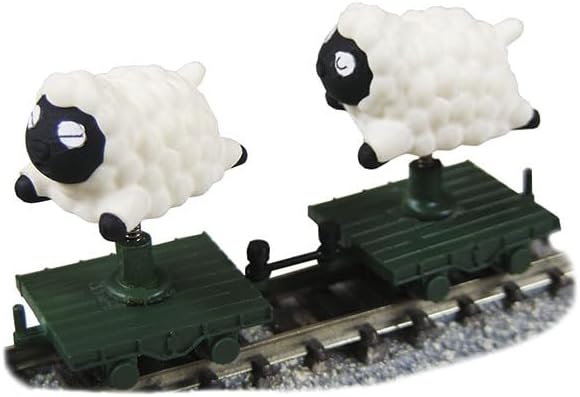 TGW JT-18 Baa-Iron/Sleeping Rail Sheep Black Face with 2 Trolley - BanzaiHobby