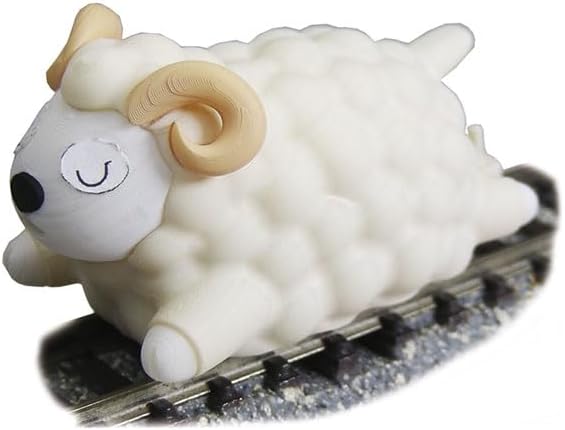 TGW JT-14 Baa-Iron/Sleeping Rail Mother Sheep with White Face and Horns (Motorized) - BanzaiHobby