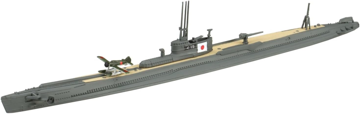 Aoshima Bunka Kyozai 1/700 Water Line Series No.459 Japanese Navy Submarine I-19 - BanzaiHobby