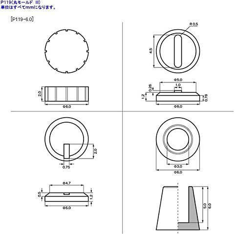 Kotobukiya P119Y M.S.G Modeling Support Goods Plastic Unit P119 Round Mold III