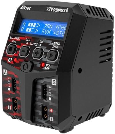 HiTEC 44363-T X2 Vertical Compact 2 Touring Cable Set - BanzaiHobby