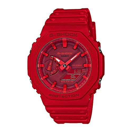 並行輸入品 CASIO G-SHOCK カシオ Gショック GA-2100-4A 腕時計 メンズ キッズ 子供 男の子 アナデジ 防水 レッド 赤 [並行輸入品]