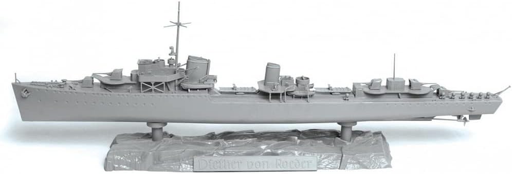 Zvezda 9043 1/350 German Destroyer Ship Z17 Diether von Roeder