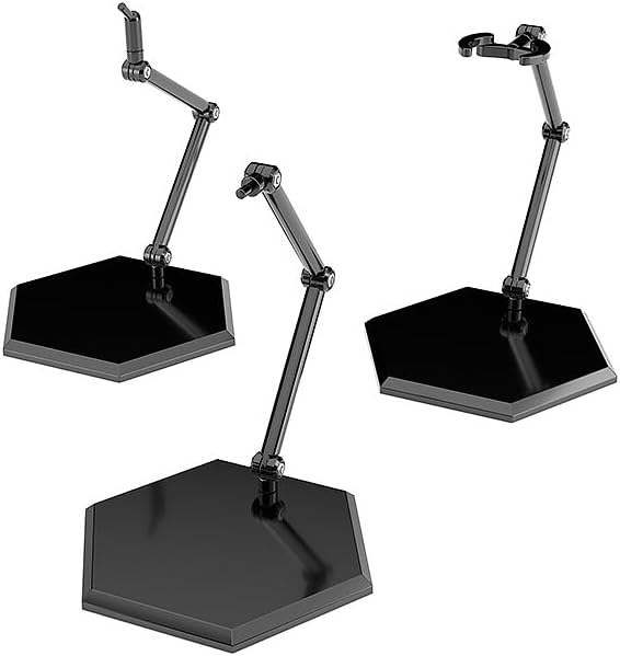 Good Smile Company The Simple Stand x3 Black (for Figures & Models) Hex Type - BanzaiHobby