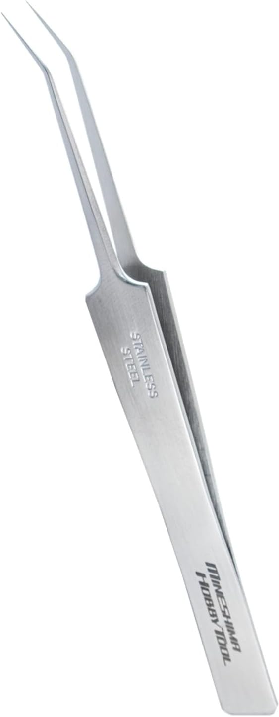 Mineshima F-125M Ultra-Fine Tip Tweezers 125 mm - BanzaiHobby