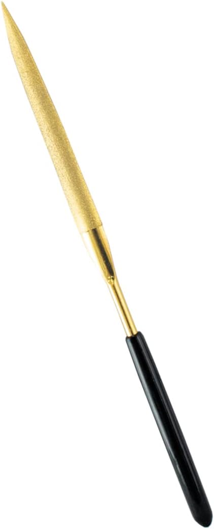 Mineshima I-200E Titanium Coated Diamond File #200 Rounded - BanzaiHobby