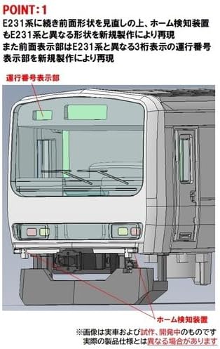 Tomix 98863 N Gauge JR 209 500 Series Keiyo Line Updated Car Set (10 Cars)