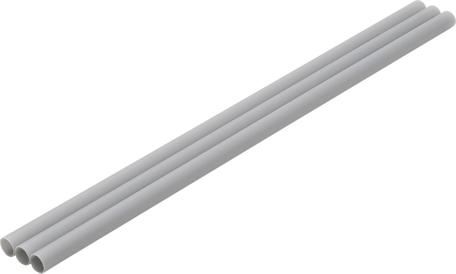Wave OM536 Plastic Pipe [Gray] Thin Wall 8.5mm, Pack of 3
