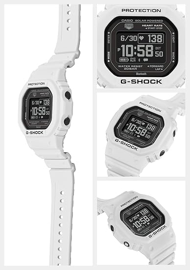 [カシオ] 腕時計 ジーショック G-SQUAD 心拍計 Bluetooth搭載 DW-H5600-7 ソーラーバッテリー メンズ ホワイト [並行輸入品] - BanzaiHobby