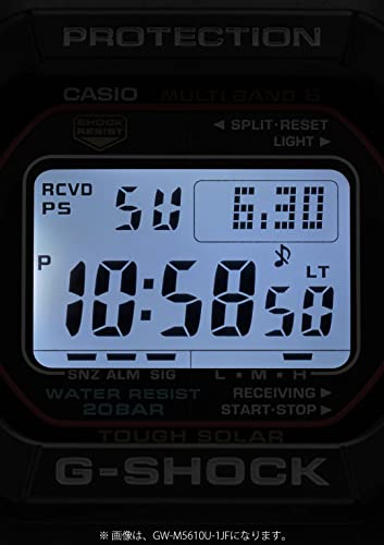 [カシオ] 腕時計 ジーショック 【国内正規品】電波ソーラー スーパーイルミネータータイプ(高輝度なLEDライト) GW-M5610U-1CJF メンズ ブラック - BanzaiHobby