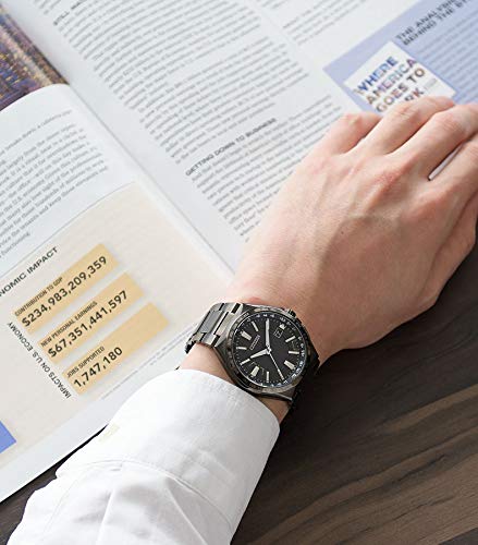 [シチズン]CITIZEN 腕時計 アテッサ Eco-Drive エコ・ドライブ電波時計 ダイレクトフライト ACT Line CB0215-51E メンズ - BanzaiHobby