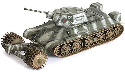 Zvezda 3580 1/35 T-34/76 Soviet Tank w/ Mine Roller