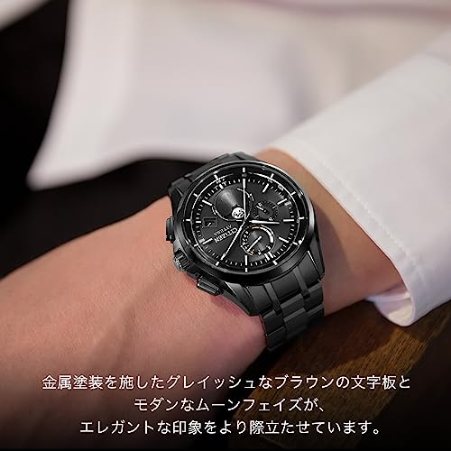 [Citizen] 腕時計 アテッサ ムーンフェイズ 電波ソーラー 防水 BY1006-62E メンズ ブラック - BanzaiHobby
