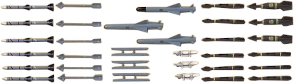 Hasegawa X72-10 1/72 JASDF Aircraft Weapons I (JASDF Missiles and Launcher Set)