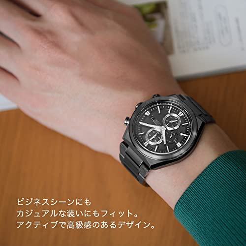 [CITIZEN] 腕時計 アテッサ ATTESA エコ・ドライブ CA0835-61H メンズ ブラック - BanzaiHobby