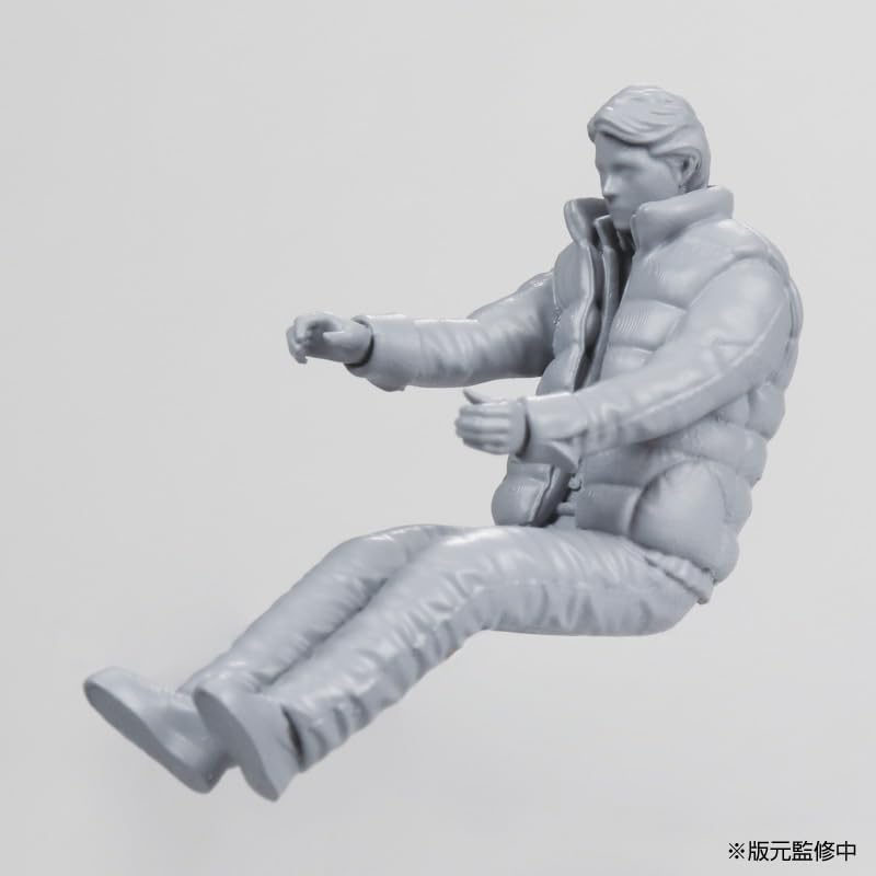 Aoshima 1/24 Movie Mecha No. BT-05 Time Machine from Back to the Future Part I with Figure