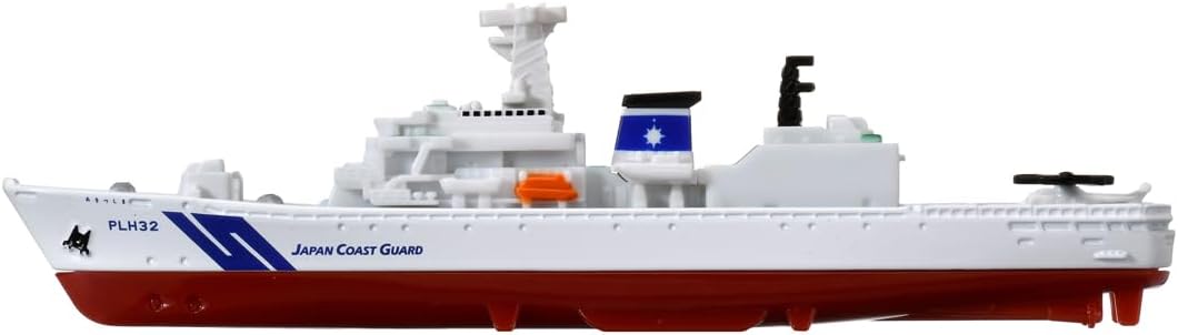 Tomica Long 140 Japan Coast Guard Patrol Boat Akitsushima PLH32 - BanzaiHobby