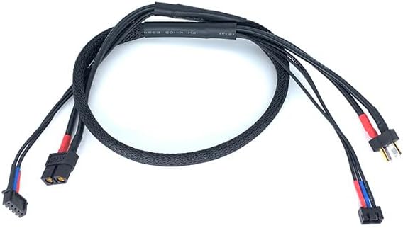 Square SGC-108 Lipo Charging Cable, XT60/T2P Connector, 600mm - BanzaiHobby