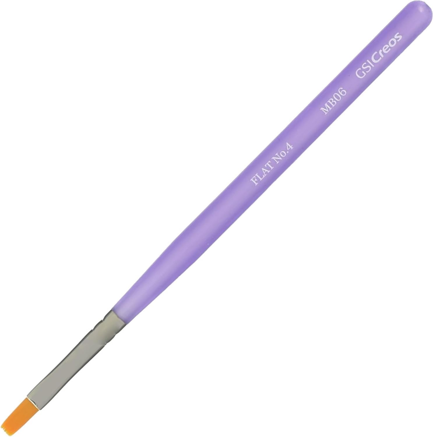 GSI Creos MB06 G Tool Flat Brush No. 4 Hobby Paint Brush - BanzaiHobby