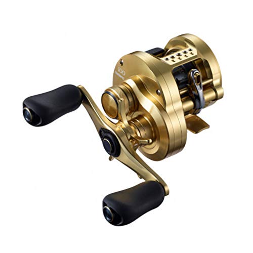 SHIMANO Köderrolle Doppelschaftrolle Bass Calcutta Conquest 2021 100 RECHTS Barschangeln - BanzaiHobby