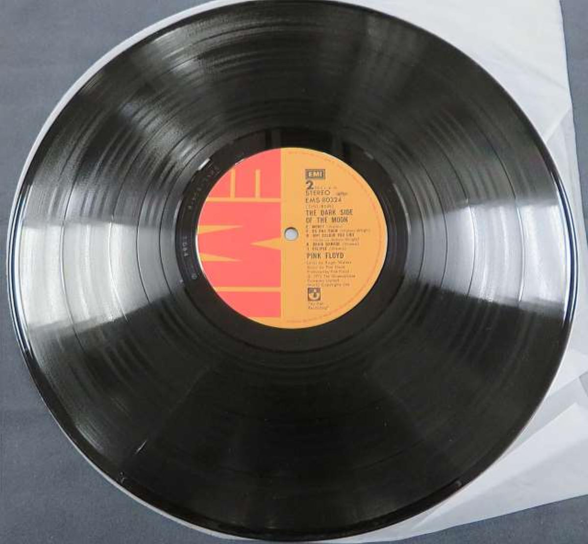 Toshiba EMI Speaking of Pink Floyd, this album is the EMS-80324