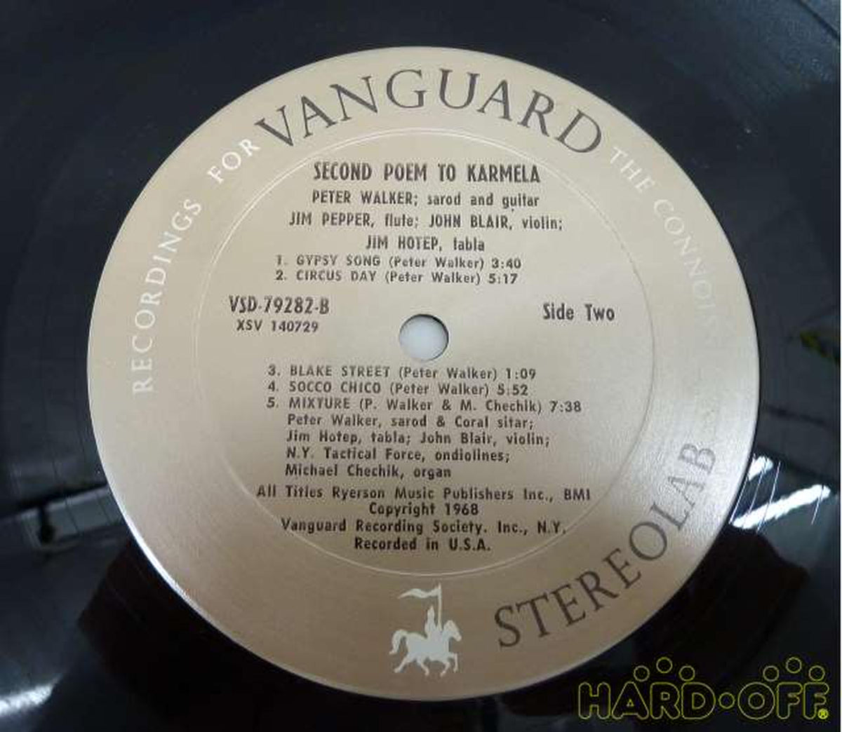 VANGUARD PETER WALKER/SECOND POEM TO KA OR GYPSIES ARE IMPORTANT