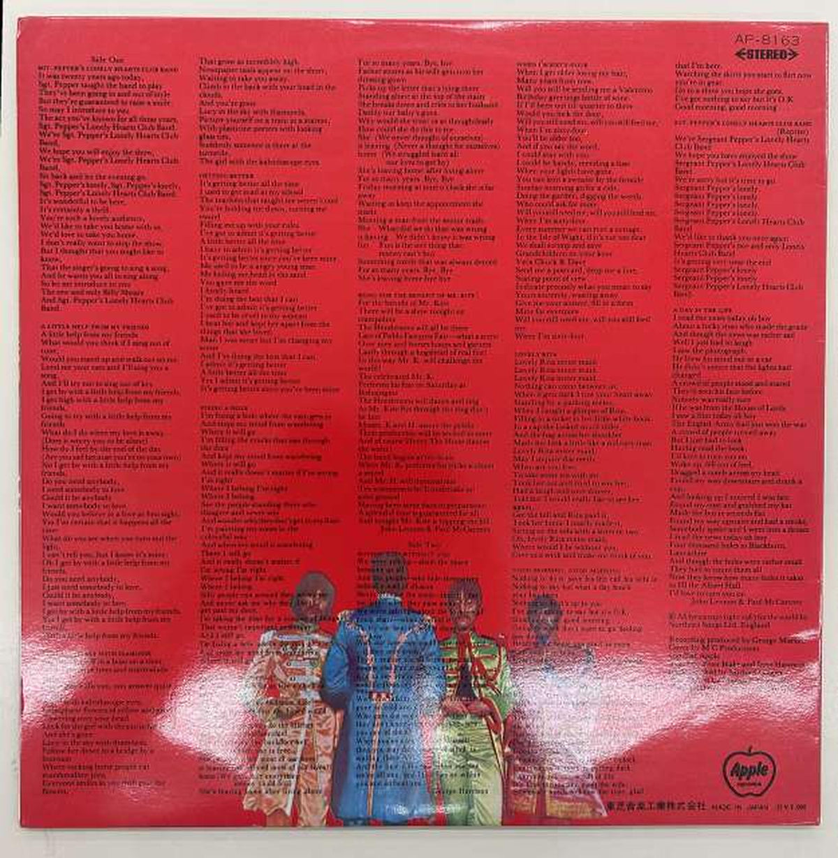 APPLE [Red Disc] Sgt. Pepper's Lonely Hearts Club Ba AP-8613