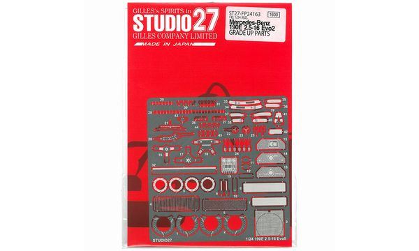 Studio27 FP24163 1/24 Mercedes Benz 190E 2.5-16 Evo2 Detail Parts (Fujimi) - BanzaiHobby