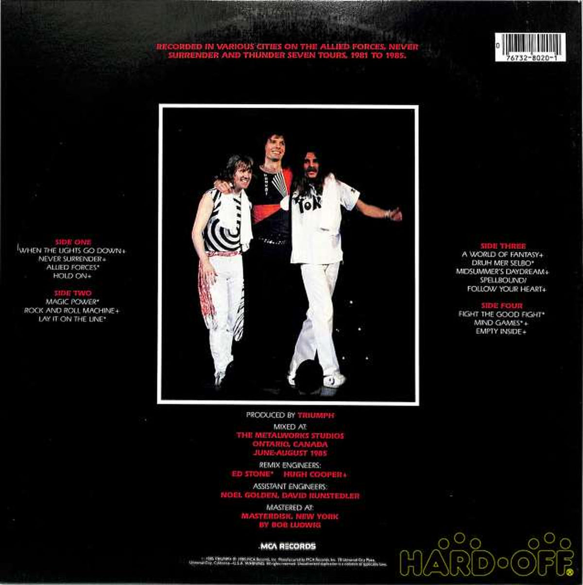 MCA Triumph "STAGES" MCA2-8020 (Exported to USA) 2LP
