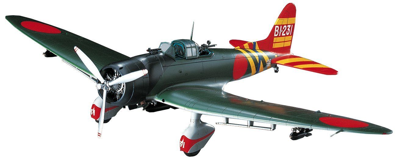 Hasegawa Aichi D3A1 Type 99 Carrier Dive Bomber Val Model 11 1/48 - BanzaiHobby