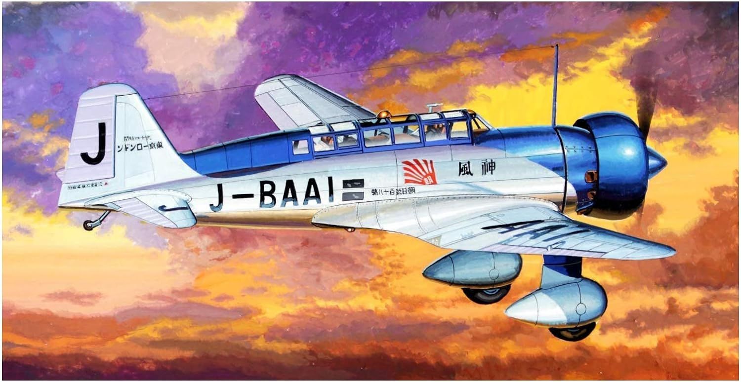 Fine Mold FB26 1/48 Aircraft Series Asia-Europe Connecting Route Fastest Record Machine Kamikaze - BanzaiHobby