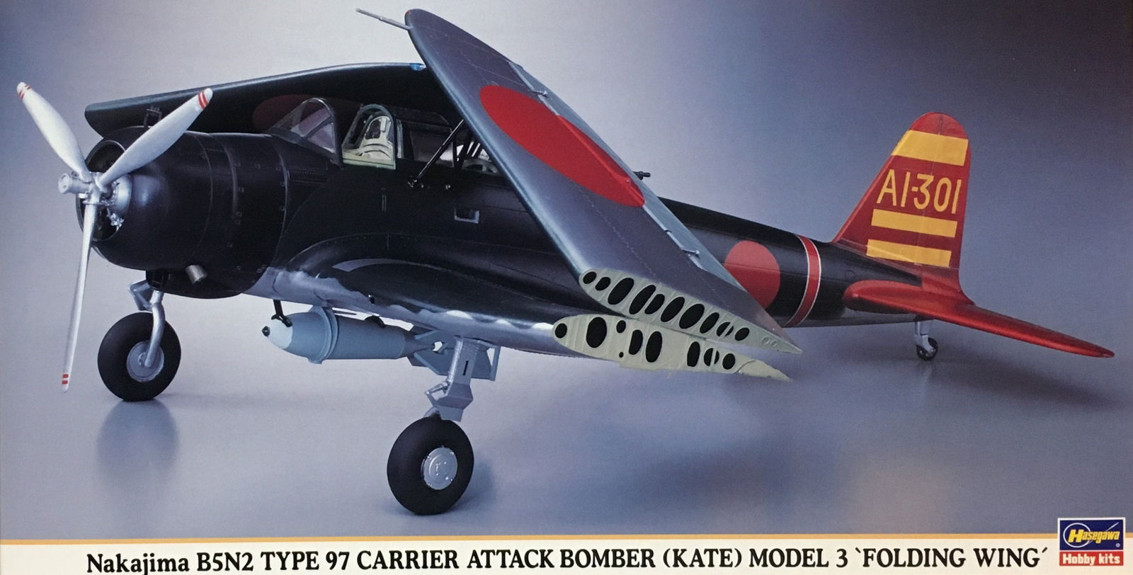 Hasegawa 1/48 Nakajima B5N2 Type97 Carrier Attack Bomber (KATE) Model3 F - BanzaiHobby