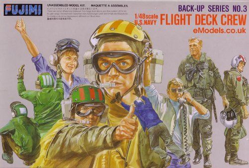 Fujimi 1/48 U.S. Navy Flight Deck Crew - BanzaiHobby