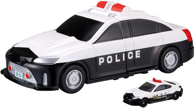 Tomica World Tomica Vehicle Town Transforming Patrol Car (with Tomica)