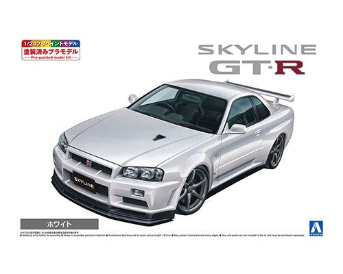 1/24 NISSAN BNR34 SKYLINE GT-R V・spec Ⅱ '00 White