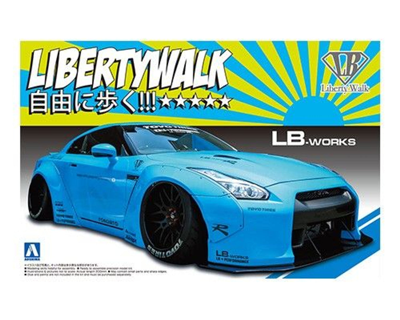 Aoshima 1/24 Liberty Walk No.09 LB Works R35 GT-R Ver.1