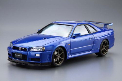 Aoshima 1/24 The Model Car No. 08 Nissan BNR34 Skyline GT-R V-spec II 02