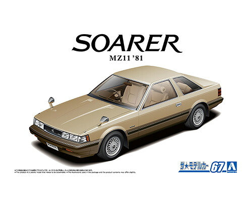 Aoshima 1/24 The Model Car No. 67 Toyota MZ11 Soarer 2800GT-EXTRA 81