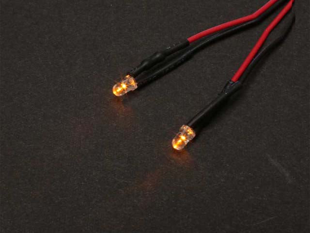 ABC Hobby 62686 LED yellow 3mm 2 pieces