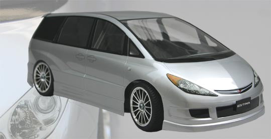 ABC Hobby 67083 1/10 Estima Sporty Style - ABC Hobby Banzai Hobby