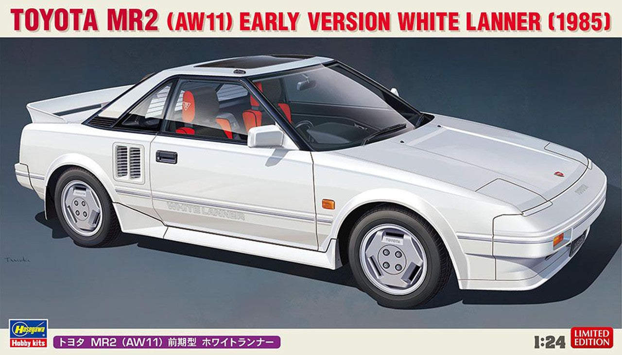 Hasegawa 20656 1/24 Toyota MR2 (AW11) Early Version White Lanner (1985)