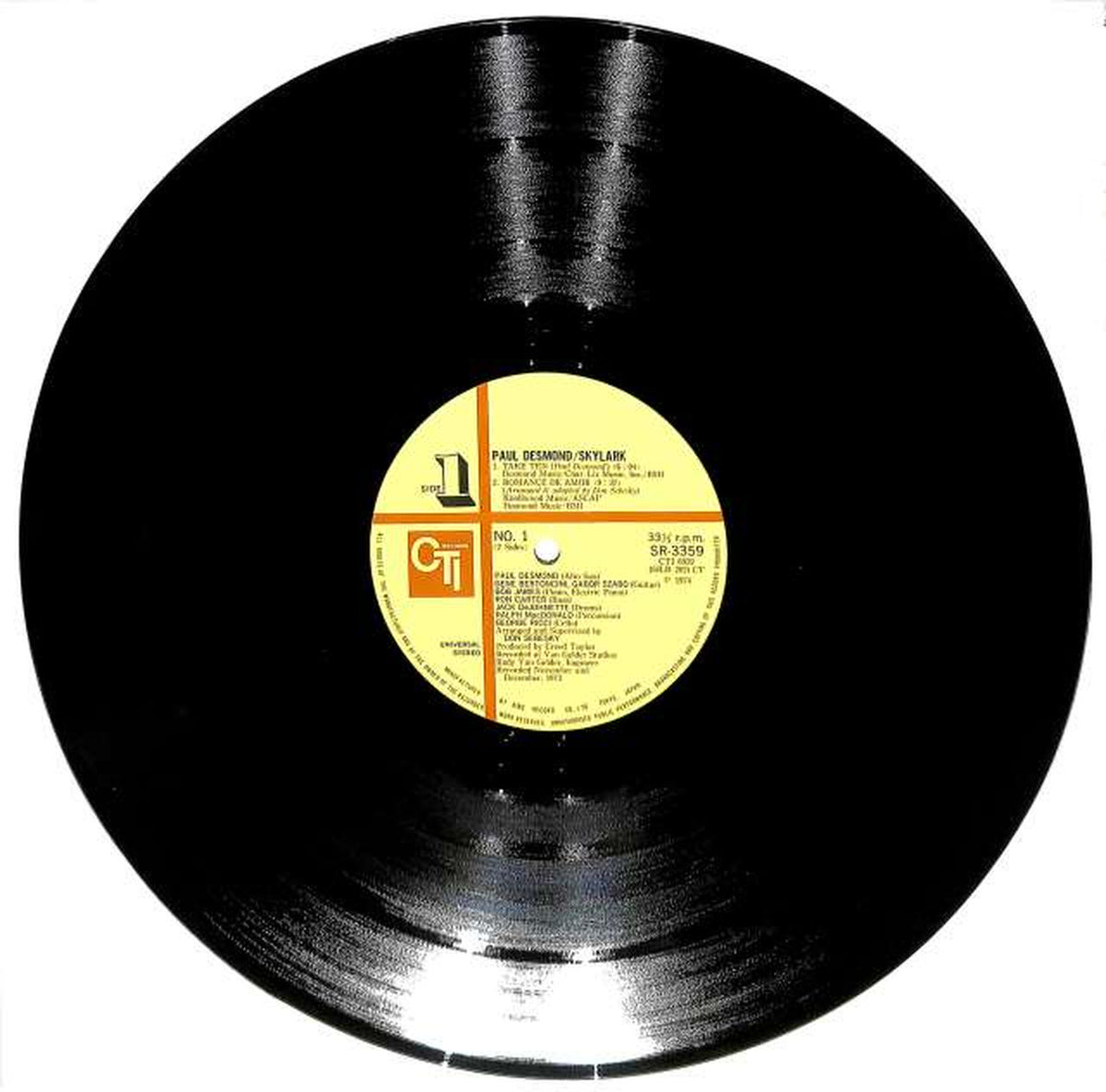 King Paul Desmond "Forbidden Play" SR3359