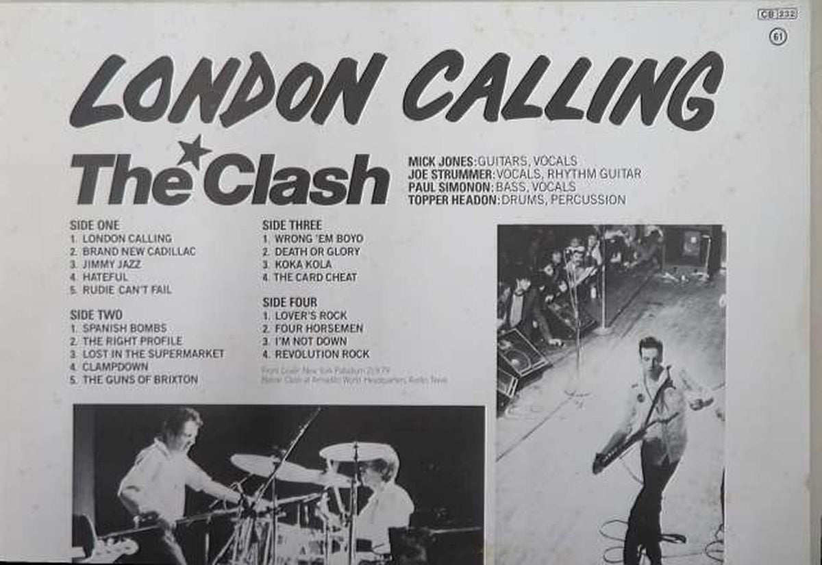 SONY Western Music LONDON CALLING 35·3P-175~6