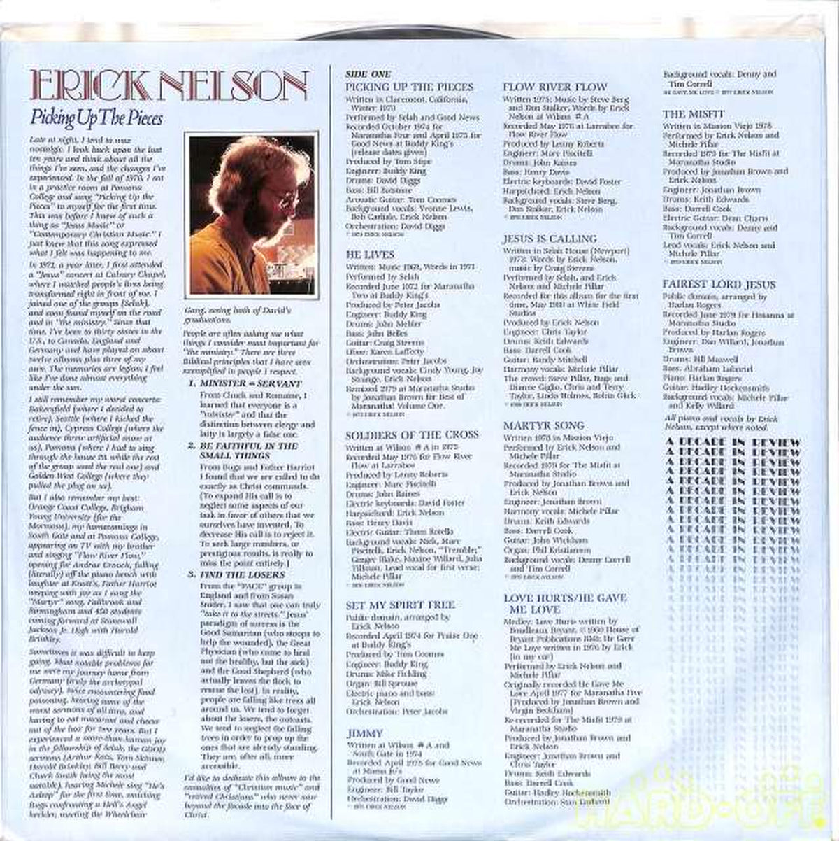 Maranatha (imported, rice) Eric Nilsson "Picking Up the Pieces" MM-0070