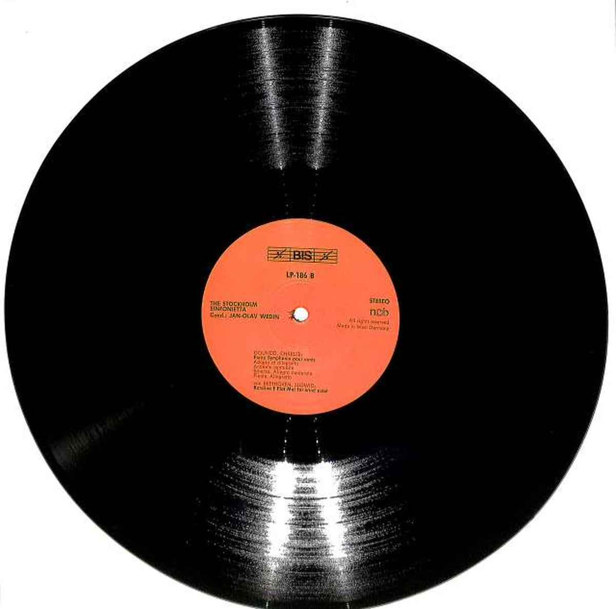 BIS (Imported West Germany) Mozart Serenade No. 12 Wedin BIS LP-186