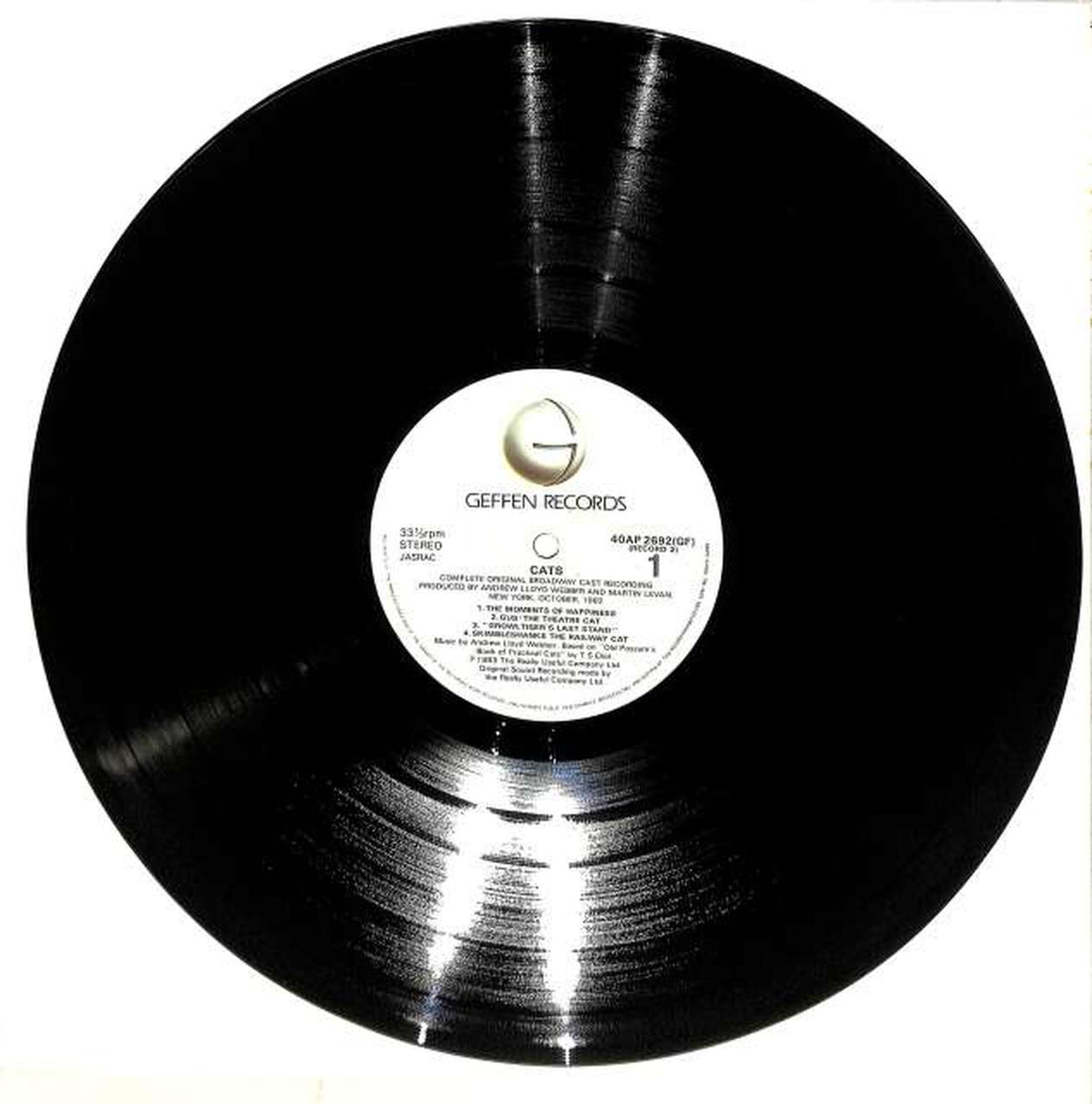 CBS Sony Soundtrack "Cats" 40AP 2691/2